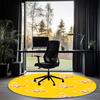 Teletubbies Printed Round Rug Carpet Chair Rug Area Rug Entryway Doormats,for Office Chair Living Room Bedroom Kitchen Room.
