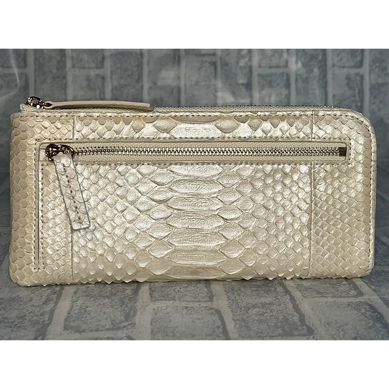 [GUODI] long wallet L-shaped zipper type python genuine leather ladies men's HJ-PY1756 snakeskin snakeskin snakeskin wallet wallet Life unisex unisex