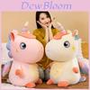 Adorable Soft Unicorn Plush Toy Round Fat Unicornio Angel Horse For Girls