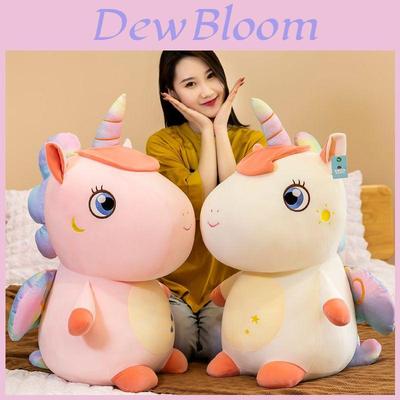 Adorable Soft Unicorn Plush Toy Round Fat Unicornio Angel Horse For Girls