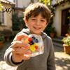 Anxiety Relief Sugar Ball Clear Cube Squeeze Toy Stress Sensory Pinch Soft Stretchy Ice Party