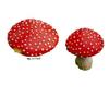 Glow-in-the-Dark Mushroom Garden Decor Set Resin Craft Outdoor Patio Indoor Home Decoration