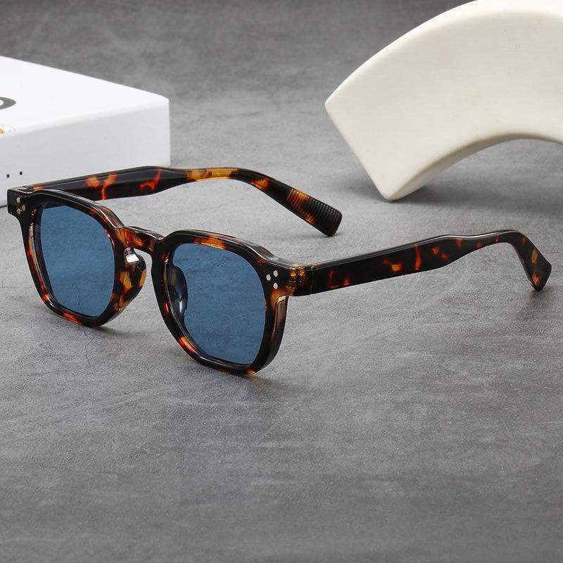 Retro Oval Frame High-end Women's Sunglasses with Sun Protection and UV Protection for Men's Sunglasses