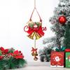 Door Ornament Christmas Pendant Christmas Decoration Gift Tree Pendant Santa Claus Small Bell Xmas Decor