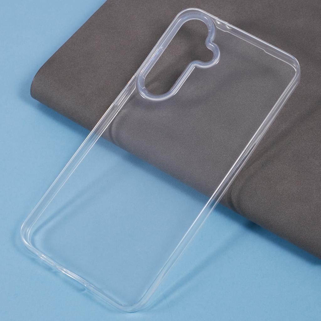 For Samsung Galaxy S24 FE Clear Case Large Lens Cutout Ultra Thin TPU Back Phone Cover