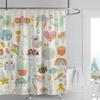 Rocky Shower Curtain With Inspiring Message Perfect For Your Bathroom Decor!