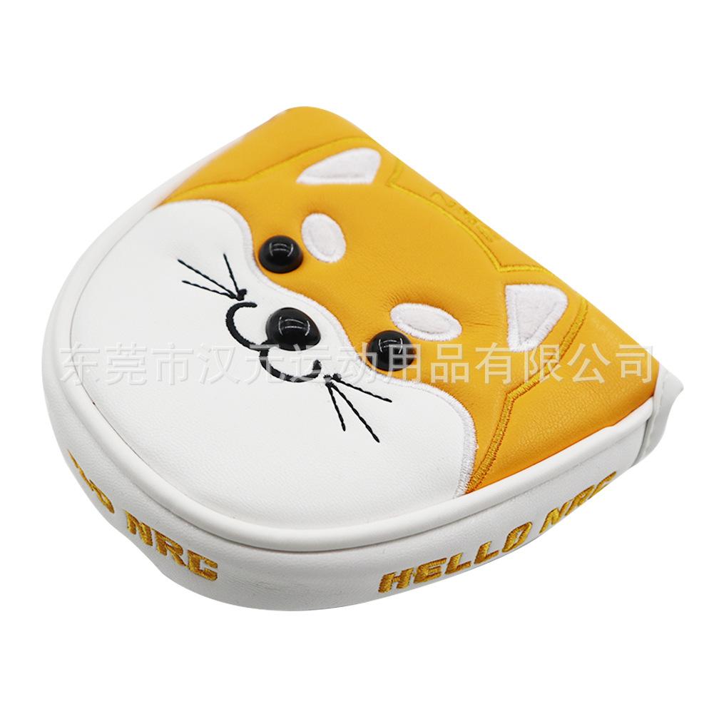 Golf club cover, protective cover, iron rod cover, Shiba Inu outdoor sports accessories