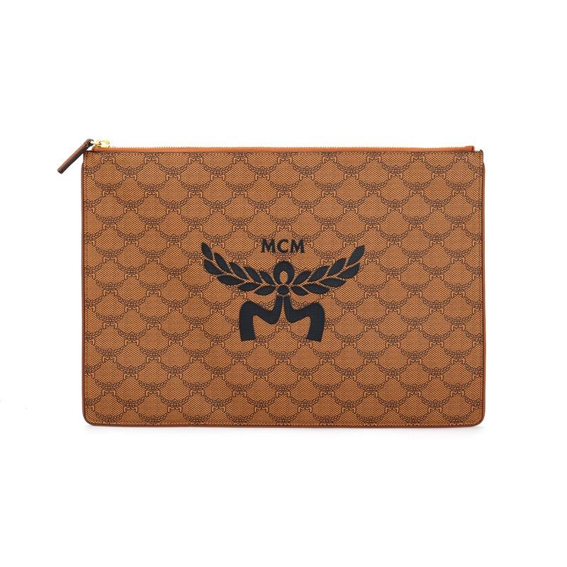 MCM HIMMEL LAURETOS Canvas clutch bag MXZESAC04CO001