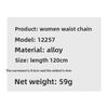 High-end Internet Celebrity Metal Chain, Waist Chain, Women's Accessories, with Skirt Decoration, Suit, Versatile Waist Rope