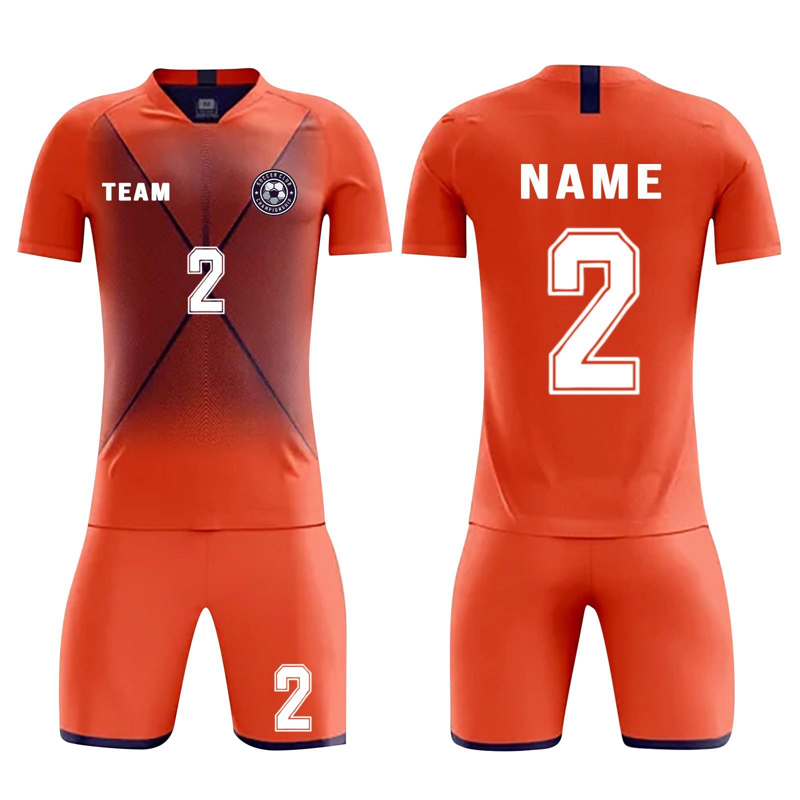 

Комплект персонализированных рубашек для мужчин и девочек с именем и номером, футбольные майки на заказ для мальчиков, тренировочный костюм 6XL