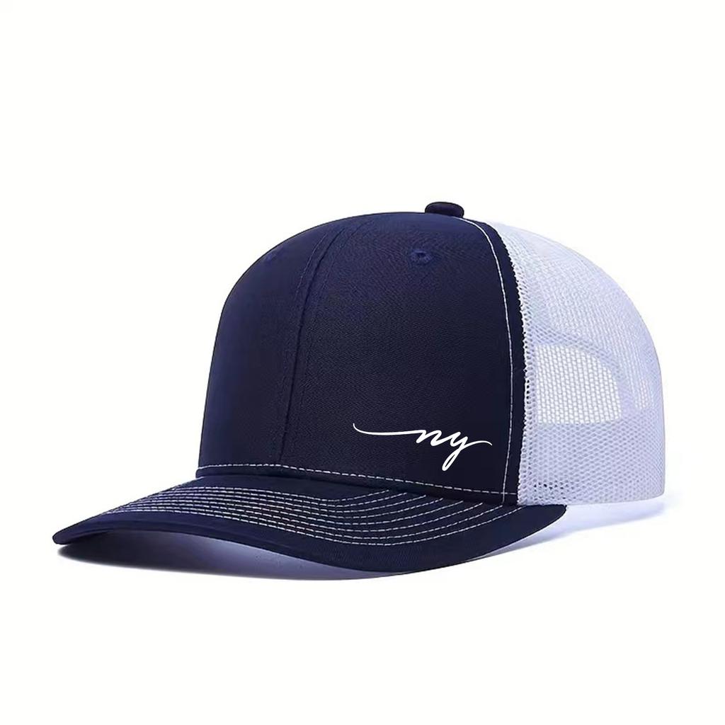 Adjustable Unisex Breathable Outdoor Sports Mesh Cap | Truck Driver's Bull Head Print Richardson Hat, Baseball Cap