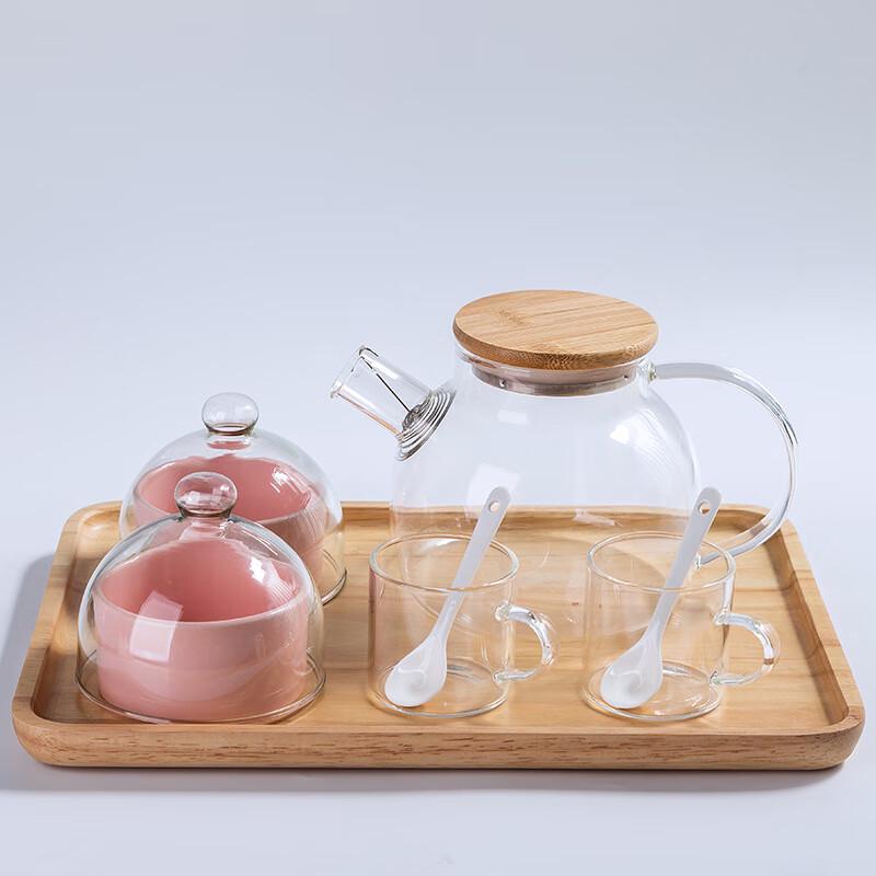 Qianxing Ceramic Teapot and Dessert Bowl Set