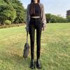 Commuter Casual High-waisted Jeans Women's Spring and Summer New Tight and Thin Fashion Versatile Slim-fitting Small Feet Trousers