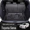 Eco-Friendly Wear-Resistant Trunk Mat for 2020-2026 Toyota Sienna/Granvia Bumper Tail Box