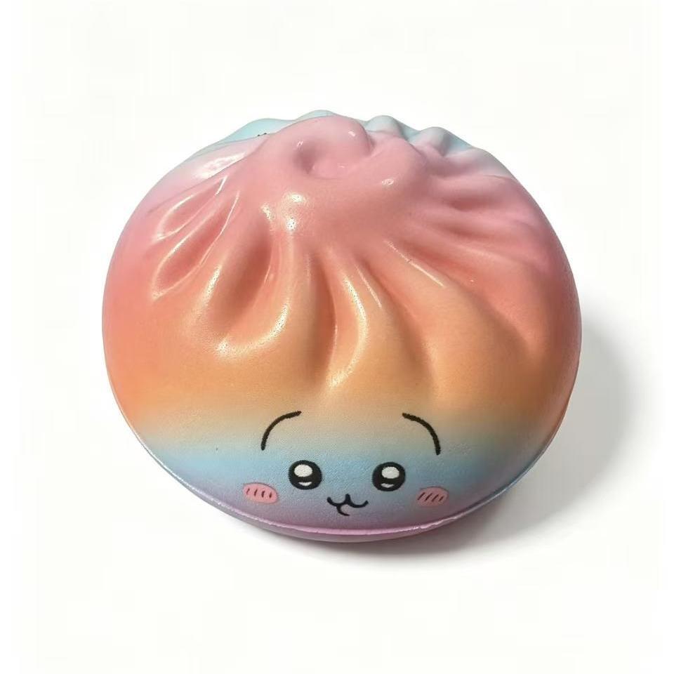 Gombóc Squishy Zsemle Baozi Gombóc Mystery Box Színes Étel Squishy Szenzoros Gyurma Golyó Stresszoldó Nyomkodható Golyók