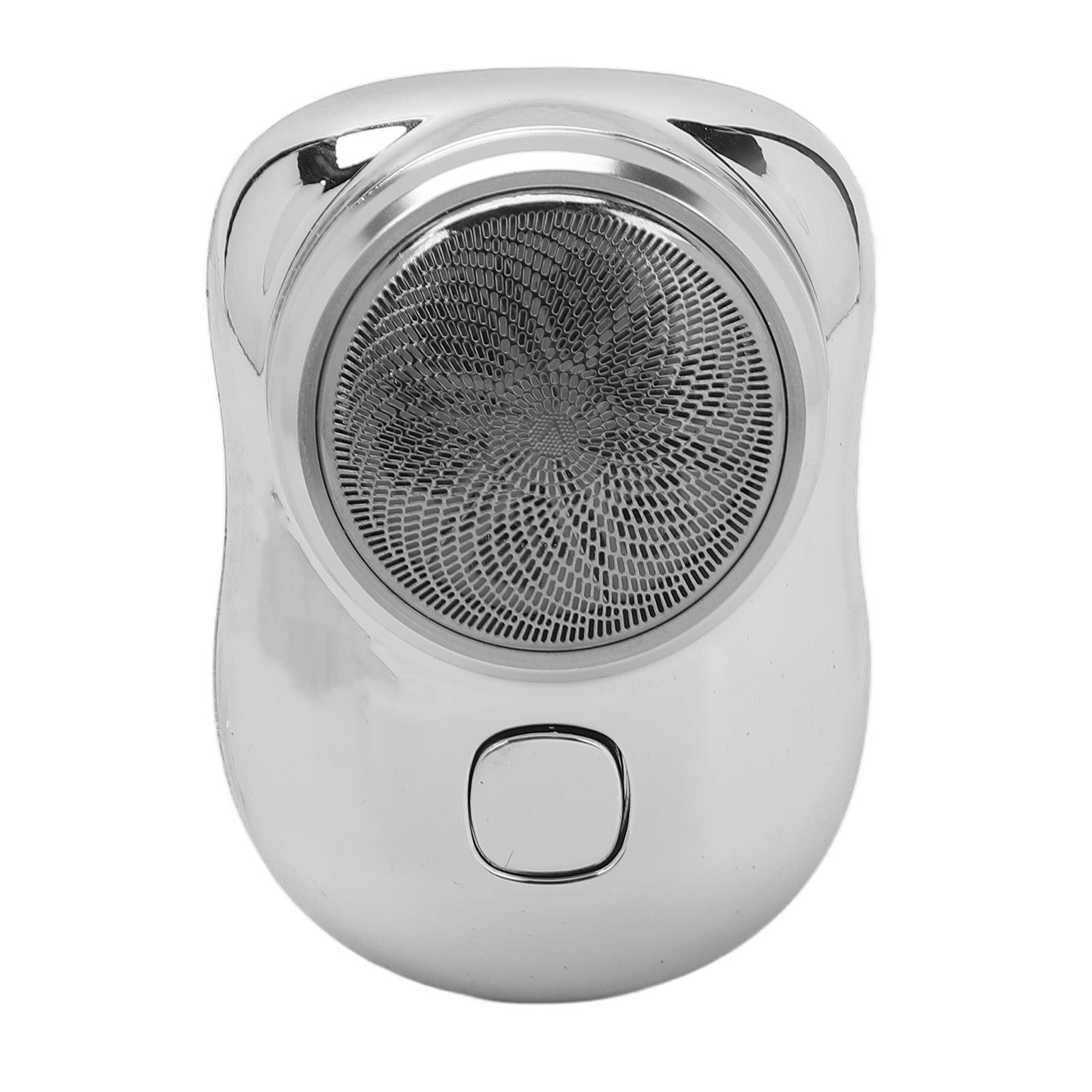 

Мини портативный триммер для бороды для мужчин с перезаряжаемым моющимся лезвием из нержавеющей стали для ухода за бородой