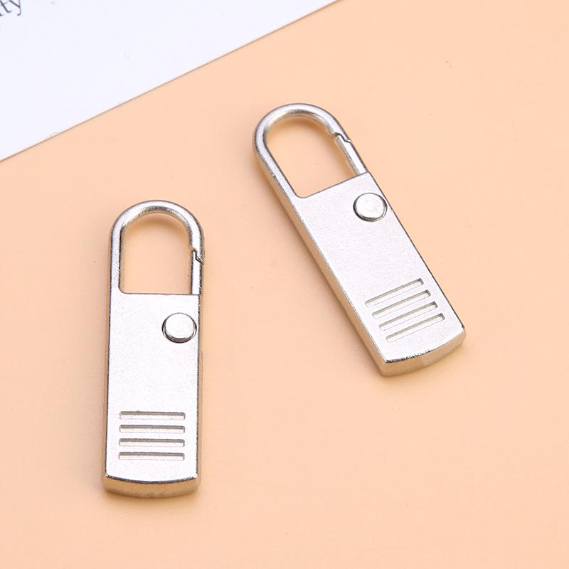 4pcs Removable Zip Puller, Jeans Backpack Jacket Clothes Shoes Boots Replacement Zip Accessories, Sewing Tools