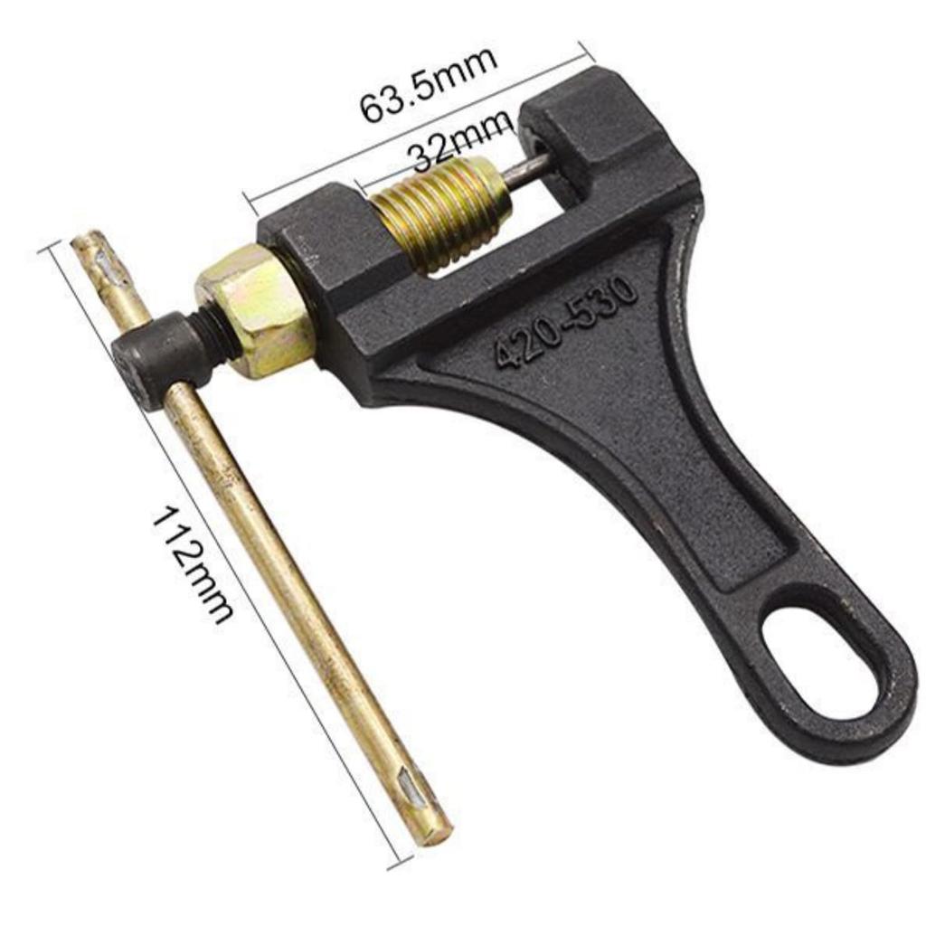 Chain Cutter for Motorcycles, Compatible with 420-530, Small, Lightweight, Reinforced