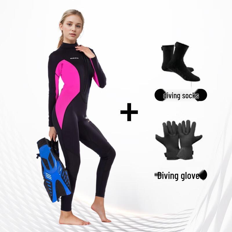 WEZHO Women s 3mm Full Body Wetsuit