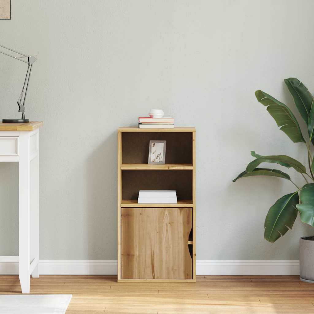 ODDA Side Table Cabinet 40 X 24 X 79 Cm Solid Pine Wood