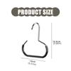 3pcs Multifunctional Steel Hanger System for Hats Scarves Ties Closet Organizers Home Baseball Caps Storage Essential