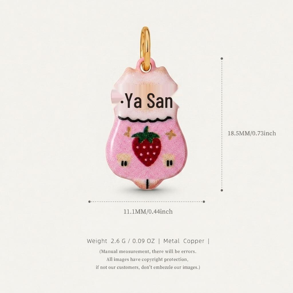 2025 Autumn Totoro Bow Knot Fireman Pendant Necklace