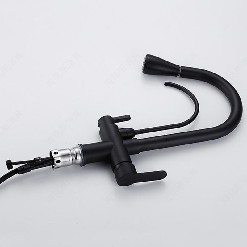 3-Wege-Wasserfilter, reines Trinkwasser, Küchenmischer, Spültischarmatur, 360°-Auslaufhahn, modern