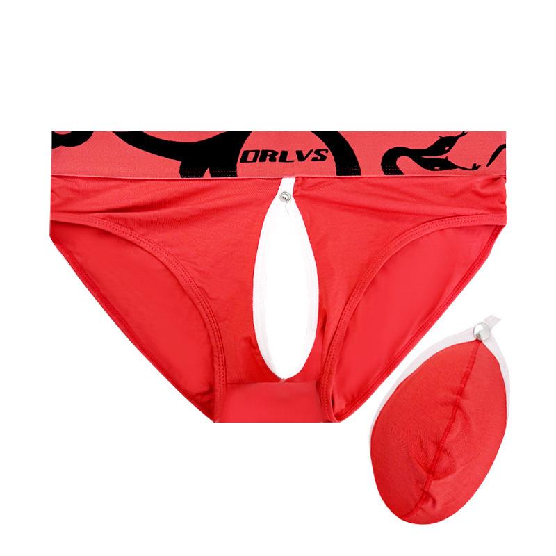 Seksowne męskie bezszwowe oddychające bokserki fitness z elastycznym wytłaczanym pasem