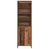 Tall Cabinet Reclaimed Wood Look 60 x 36 x 200 cm Engineered Wood