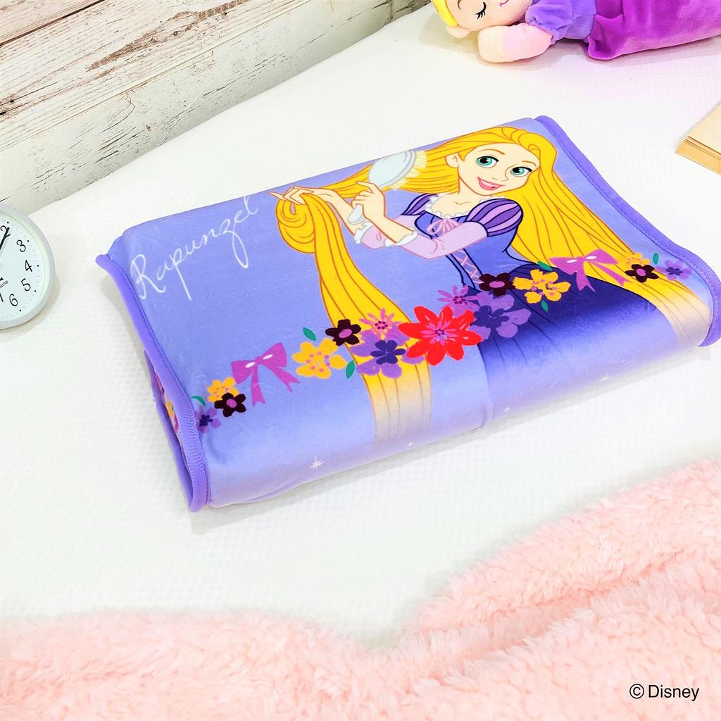 MORIPiLO Polštář Morishita z paměťové pěny Rapunzel 35x25cm nízký pratelný potah součástí balení plněný polštář s postavičkami Disney princezen fialový 4620863
