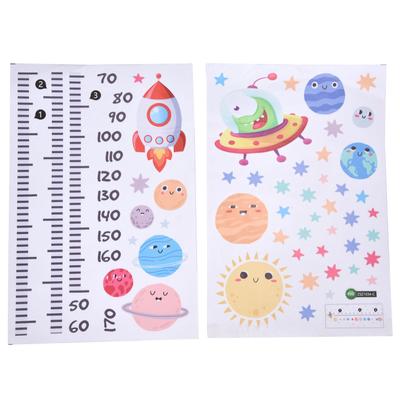 Wall Stickers PVC Material SelfAdhesive Spaceship Cartoon Wall Sticker for Home Living Room