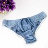 100% Mulberry Silk Sexy Silk Lace Underwear Breathable Low Waist Comfortable Antibacterial Briefs Lingerie Femme  Panties
