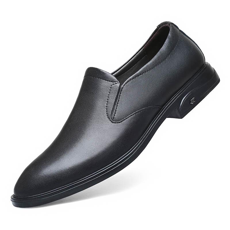 Men s Large Casual Breathable Leather Slip-on Loafers (White, Sizes 45-47) 40