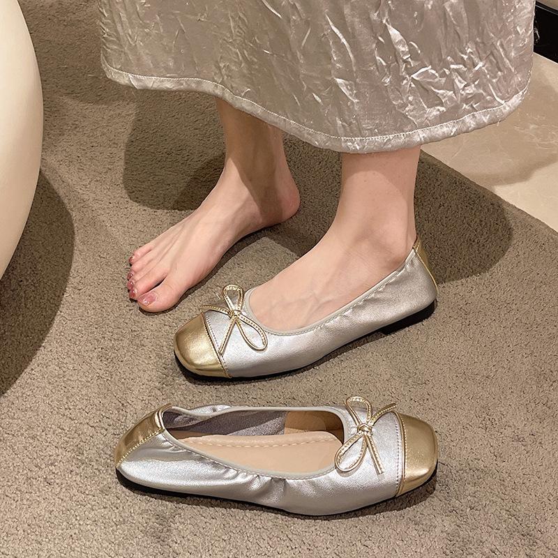 

Французские туфли Мэри Джейн на мягкой подошве, туфли-яичные рулетики для женщин, у которых не устают ноги, большого размера для работы, на одном ремешке, ленивые одинарные туфли для женщин 40