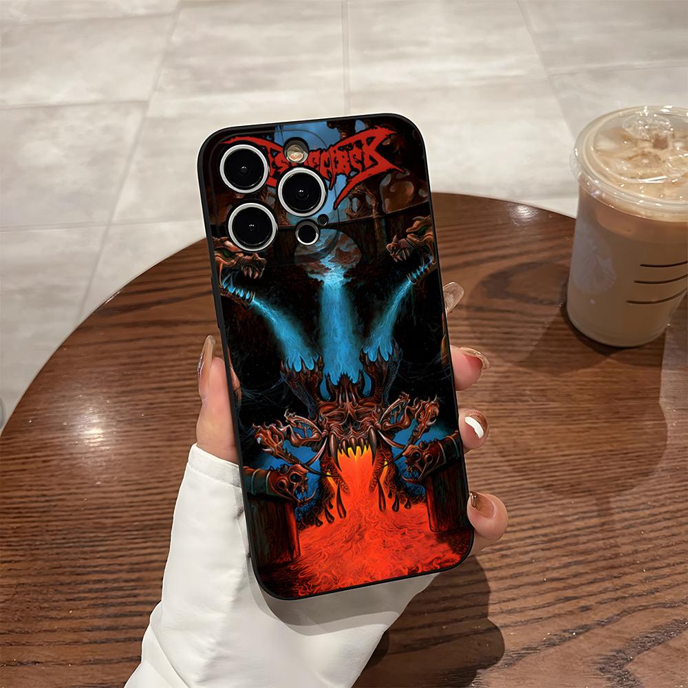 Death Metal Band Phone Case For 17 Pro Max Iphone 14 16 Pro Max 12 15 Plus 13 Pro 11 Xr X Xs Back Cover