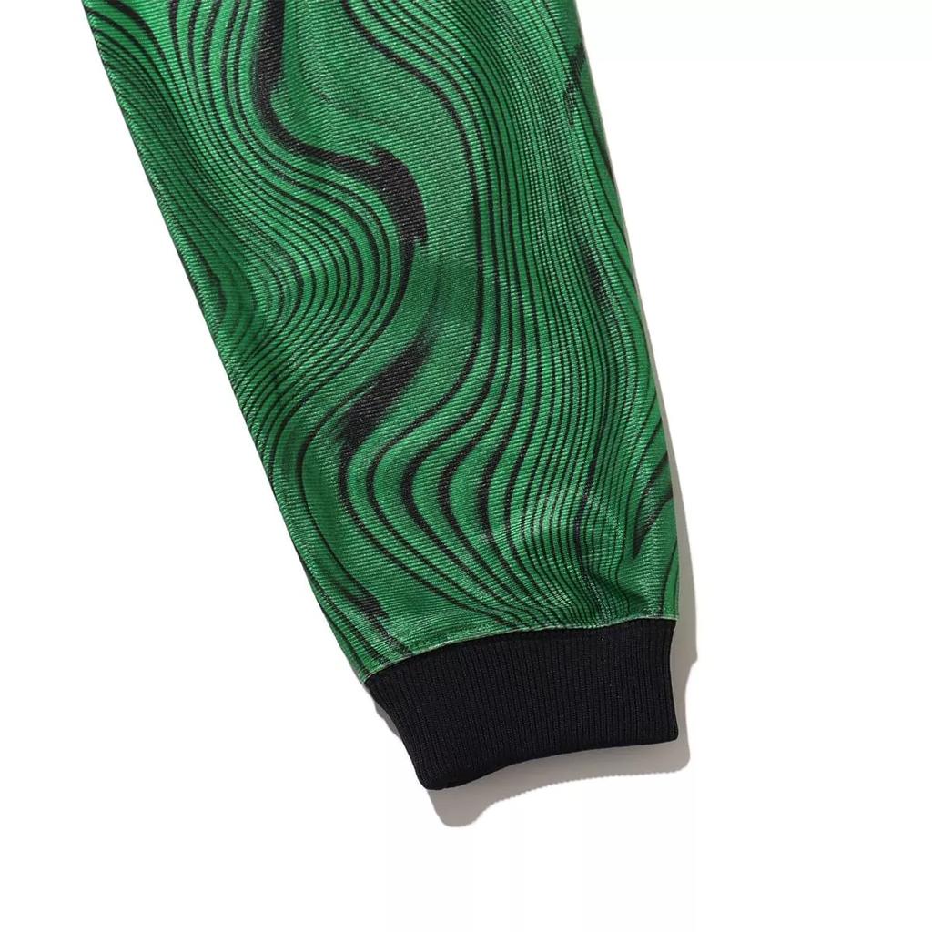 Nike X Off-White Jersey Estampado por Todo o Lado Verde Kelly/Branco Tops Unissex FQ0998-389