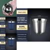 304 Stainless Steel Double Layer Coffee Mug For Cafe And Lounge Decor