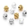 30 Stück Vintage Abstandshalter Perlen Legierung Metallperlen Lose Perlen Quetschperlen Für DIY Schmuckherstellung Armband Halskette Zubehör