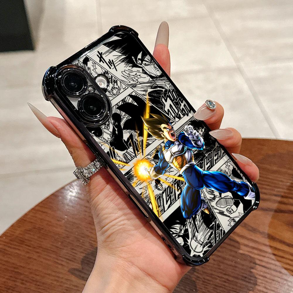 Japanese Anime D-Dragon Balls Funda For iPhone 17 Pro 16 15 14 13 12 11 Pro Max Case 17 Plus 17E 16E 17Air Silicone Phone Cover