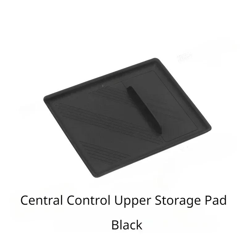 For Tesla Model X S Silicone Pad Protective Cup Holder Wireless Charging Mat Central Control Armrest Storage Box Car Accessories