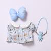 Cute Animal Style Sitting Labubu Time Cloth 17cm Plush Dolls Clothes  Cotton Doll Accessories
