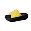 2025 Summer Muffin Thick-bottomed Cool Slippers New Cross-strap Fashionable Soft Bottom with Skirt Beach One-word Slippers Women
