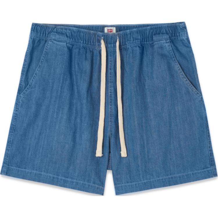 

Levis Цветной блок Удобные Повседневные Свободные Джинсовые Шорты Мужские шорты Ярко-синий A7366-0034 S