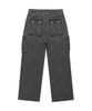 THEVINYLHOUSE Washed Military Cargo Pants Charcoal
