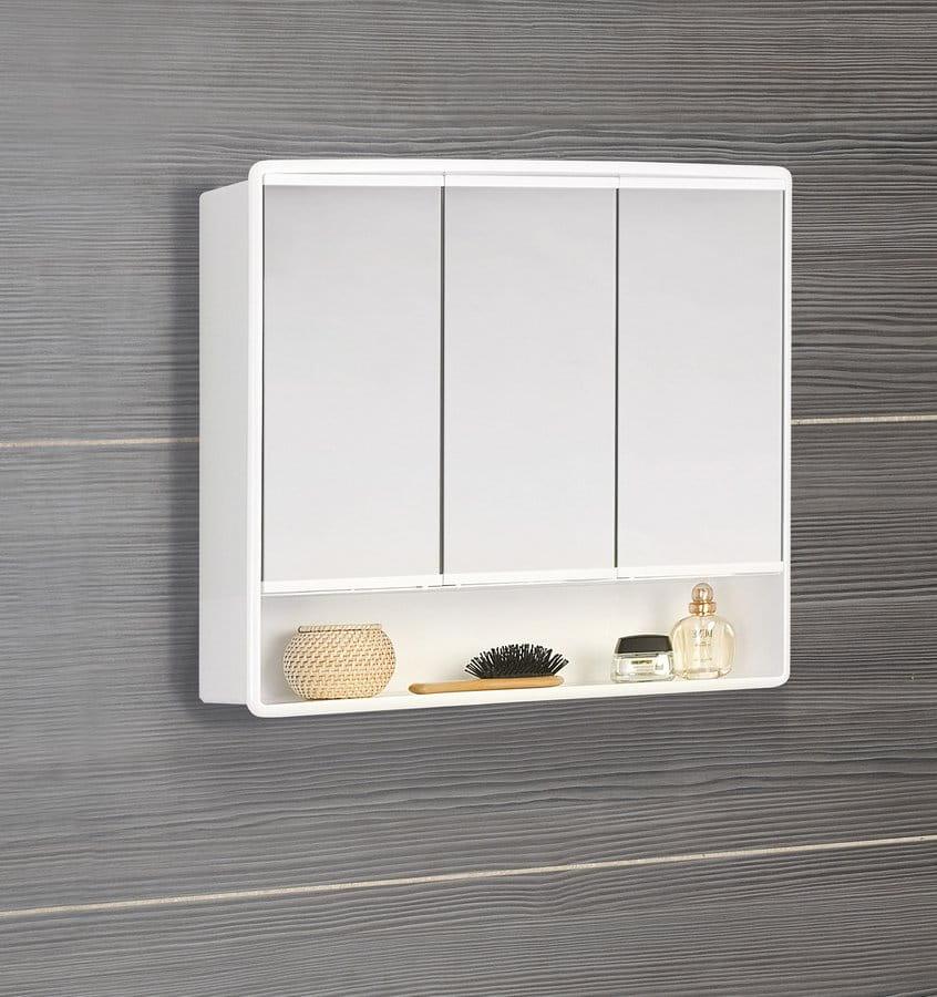 Mobile da bagno con specchio lymo 58x49x14,7 bianco