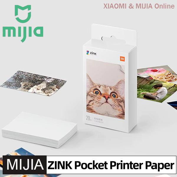 Origineel MIJIA ZINK Zakprinter Papier Zelfklevend Foto Print 50/100/150/300 Velletjes Xiaomi 3inch Mini Printer Papier 1S