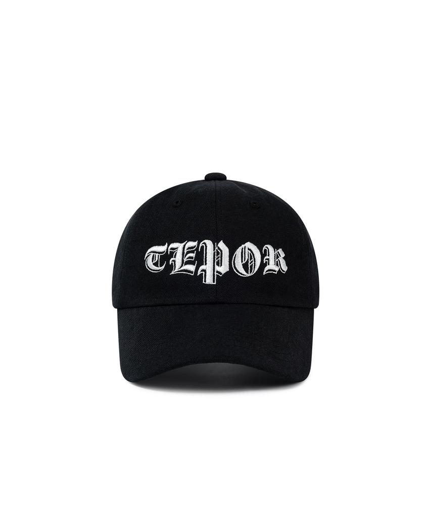 Tepoleu Arch Gothic Logo Ball Cap - Black