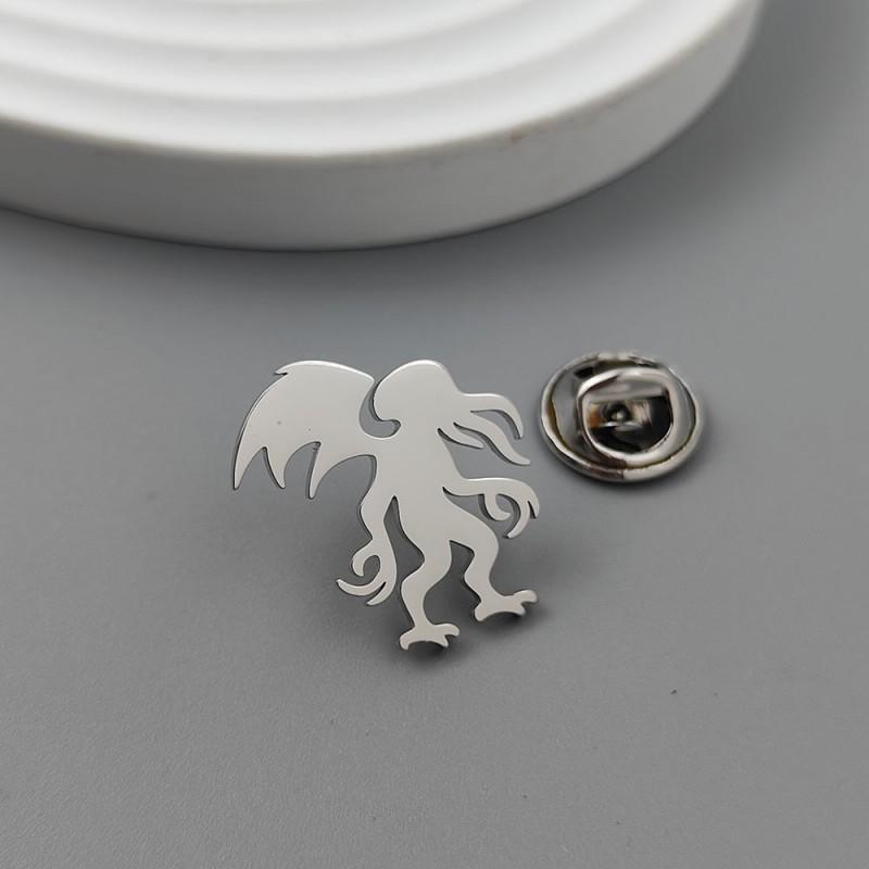 New Monster Brooch Cufflinks Retro Fashion Popular Creative Versatile Clothing Accessories