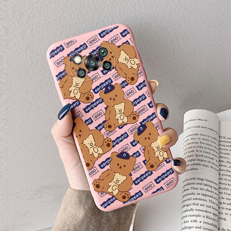 Case For Poco X3 Pro Pocox3 X 3 NFC Cute Heart Flower Back Cover Soft Silicone Matte Protective Funda For Xiaomi Poco X3 Pro Bag