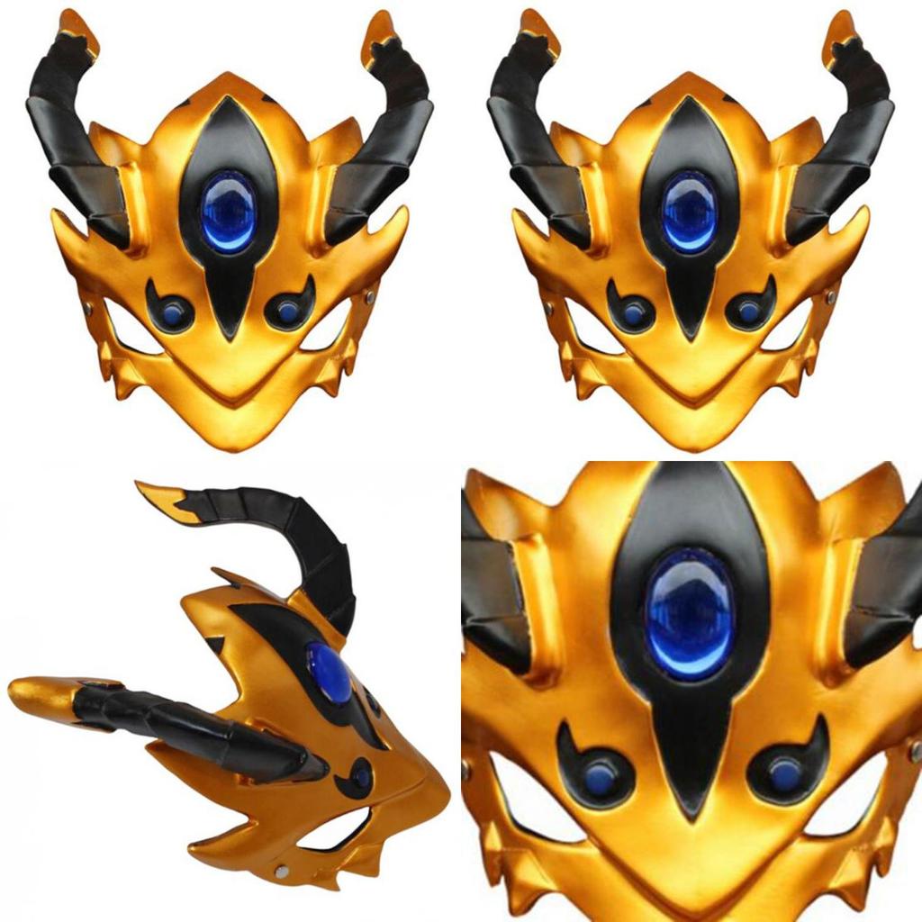 Exquisite Handcrafted Lanling Wang Mask For Role-playing Incredible Resin Design